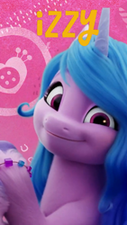 Size: 608x1080 | Tagged: safe, screencap, izzy moonbow, pony, g5, cute, izzybetes, looking at you, smiling, solo