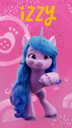 Size: 608x1080 | Tagged: safe, screencap, izzy moonbow, pony, g5, animated, cute, izzybetes, solo