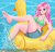 Size: 2000x1900 | Tagged: safe, artist:focusb, fluttershy, equestria girls, g4, i'm on a yacht, my little pony equestria girls: better together, adorasexy, barefoot, big breasts, bikini, bikini top, breasts, busty fluttershy, clothes, cute, denim shorts, feet, female, fetish, floaty, flutterfeet, foot fetish, human coloration, inflatable, inflatable bird, inflatable duck, inflatable toy, inner tube, looking at you, midriff, pool toy, scene interpretation, sexy, shorts, smiling, smiling at you, solo, stupid sexy fluttershy, swimsuit, wiggling toes