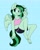 Size: 1627x2048 | Tagged: safe, artist:retromochi, oc, oc only, oc:eden shallowleaf, pegasus, anthro, plantigrade anthro, barefoot, belly button, clothes, feet, gym shorts, midriff, peace sign, shorts, smiling, sports bra, sports outfit, sports shorts, toes