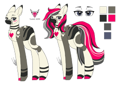 Size: 2599x1819 | Tagged: safe, artist:inspiredpixels, oc, oc only, pony, coat markings, reference sheet, standing