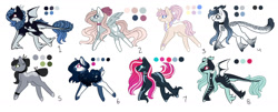 Size: 2000x804 | Tagged: safe, artist:inspiredpixels, oc, oc only, pony, adoptable