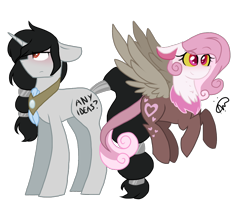 Size: 1400x1160 | Tagged: safe, artist:gallantserver, oc, oc only, oc:amnesiac, hybrid, pony, unicorn, interspecies offspring, magical gay spawn, male, offspring, parent:discord, parent:prince blueblood, parent:princess cadance, parent:shining armor, parents:discodance, parents:shiningblood, simple background, stallion, transparent background