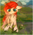 Size: 944x997 | Tagged: safe, artist:kefirro7, oc, oc only, oc:making amends, earth pony, pegasus, pony, cheek fluff, commission, cute, flower, mountain, mountain range, scenery, solo, ych result