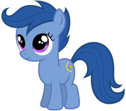 Size: 954x838 | Tagged: safe, artist:xdaylight12, archer (character), scootablue, earth pony, pony, g4, female, filly, simple background, smiling, solo, transparent background, vector