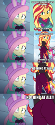 Size: 1920x4318 | Tagged: safe, edit, edited screencap, screencap, fluttershy, pinkie pie, sunset shimmer, equestria girls, equestria girls series, g4, holidays unwrapped, saving pinkie's pie, spoiler:eqg series (season 2), ass, bags under eyes, beanie, breath, bunset shimmer, butt, clothes, comic, dark circles, feels like i'm wearing nothing at all, female, frostbite, hat, homer simpson, implied lesbian, looking at butt, male, mittens, ned flanders, scared, shrunken pupils, snow, snow fort, souffle, stupid sexy flanders, stupid sexy sunset shimmer, the simpsons, thousand yard stare