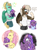 Size: 2048x2732 | Tagged: safe, artist:moccabliss, dumbbell, fluttershy, zephyr breeze, oc, oc:zip zap, pegasus, pony, anthro, g4, auntie fluttershy, crying, high res, hug, magical gay spawn, offspring, parent and child, parent:dumbbell, parent:zephyr breeze, simple background, white background