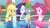 Size: 2160x1215 | Tagged: safe, artist:georgegarza01, applejack, pinkie pie, rarity, spike, equestria girls, equestria girls specials, g4, my little pony equestria girls: better together, my little pony equestria girls: rollercoaster of friendship, blushing, female, human spike, male, rarity peplum dress, ship:sparity, shipper on deck, shipper pie, shipperjack, shipping, show accurate, straight