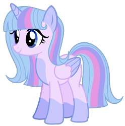 Size: 1192x1203 | Tagged: safe, artist:cindystarlight, oc, oc only, alicorn, pony, female, mare, simple background, solo, transparent background, two toned wings, wings