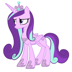 Size: 1600x1600 | Tagged: safe, artist:blah23z, princess cadance, starlight glimmer, alicorn, pony, g4, female, mare, palette swap, recolor, simple background, solo, transparent background, vector