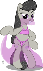 Size: 1901x3155 | Tagged: safe, artist:mlp-scribbles, octavia melody, earth pony, pony, g4, belly dancer, belly dancer outfit, bipedal, both cutie marks, clothes, female, grin, harem outfit, high res, looking at you, mare, midriff, see-through, show accurate, simple background, smiling, smiling at you, solo, transparent background, veil