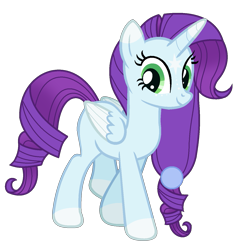 Size: 1333x1371 | Tagged: safe, artist:cindystarlight, oc, oc only, alicorn, pony, female, mare, simple background, solo, transparent background, two toned wings, wings