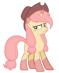 Size: 1597x1965 | Tagged: safe, artist:cindystarlight, oc, oc only, pony, unicorn, female, hat, mare, simple background, solo, transparent background