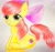 Size: 2560x2416 | Tagged: safe, artist:gommadare15, apple bloom, earth pony, pony, g4, female, filly, high res, sitting, smiling, solo, traditional art