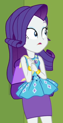 Size: 310x597 | Tagged: safe, screencap, rarity, equestria girls, fomo, g4, my little pony equestria girls: better together, cropped, rarity peplum dress, solo