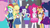 Size: 1920x1080 | Tagged: safe, screencap, applejack, fluttershy, opalescence, pinkie pie, rainbow dash, rarity, sci-twi, spike, spike the regular dog, sunset shimmer, twilight sparkle, cat, dog, human, equestria girls, fomo, g4, my little pony equestria girls: better together, birthday, birthday party, clothes, female, hat, humane five, humane seven, humane six, party, party hat, rah rah skirt, rarity peplum dress, skirt