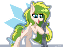 Size: 1200x900 | Tagged: safe, artist:ca(oh)2, oc, oc only, oc:taikongjiyi, oc:tea fairy, pony, canton tower, china, guangzhou, macro, mascot, simple background, transparent background