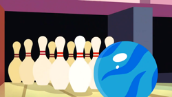 Size: 1280x720 | Tagged: safe, screencap, g4, slice of life (episode), background, bowling, bowling ball, bowling pin, liminal space, no pony, scenic ponyville