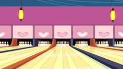 Size: 1280x720 | Tagged: safe, screencap, g4, season 5, slice of life (episode), background, bowling, bowling alley, bowling pin, liminal space, no pony, scenic ponyville
