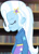 Size: 1920x2691 | Tagged: safe, screencap, trixie, equestria girls, equestria girls specials, g4, my little pony equestria girls: better together, my little pony equestria girls: forgotten friendship, clothes, cropped, cutie mark, cutie mark on clothes, eyes closed, hairpin, hoodie, library, solo