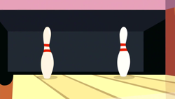 Size: 1280x720 | Tagged: safe, screencap, g4, slice of life (episode), background, bowling, bowling alley, bowling pin, liminal space, no pony, scenic ponyville