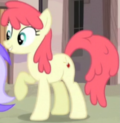Size: 657x674 | Tagged: safe, screencap, crimson cream, diamond mint, fashion statement, mare e. belle, earth pony, pony, g4, the cutie map, background pony, cropped, female, mare, raised hoof