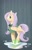 Size: 988x1566 | Tagged: safe, artist:anticular, fluttershy, pegasus, pony, g4, boots, cape, clothes, cute, daaaaaaaaaaaw, lineless, puddle, rain, shoes, shyabetes, solo, wet, wet mane