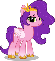 Size: 5000x5536 | Tagged: safe, artist:n0kkun, pipp petals, pegasus, pony, g4, g5, adorapipp, coat markings, cute, female, g5 to g4, headband, looking at you, mare, simple background, smiling, socks (coat markings), solo, transparent background, unshorn fetlocks, vector