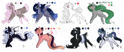 Size: 1833x771 | Tagged: safe, artist:inspiredpixels, oc, oc only, pony, adoptable
