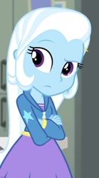 Size: 958x1727 | Tagged: safe, edit, edited screencap, screencap, trixie, equestria girls, equestria girls specials, g4, my little pony equestria girls: better together, my little pony equestria girls: forgotten friendship, cropped, crossed arms
