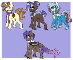 Size: 1024x830 | Tagged: safe, artist:heyltsblaze, oc, oc only, dracony, hybrid, pony, beard, bowtie, clothes, facial hair, five o'clock shadow, glasses, interspecies offspring, male, offspring, parent:fancypants, parent:rarity, parent:spike, parent:thunderlane, parent:trenderhoof, parents:rarilane, parents:raripants, parents:sparity, parents:trenderity, scarf, stallion, uniform, wonderbolts uniform