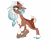 Size: 3250x2690 | Tagged: safe, artist:dragonfoxgirl, oc, oc only, oc:faline, deer, deer pony, original species, cloven hooves, deer oc, high res, simple background, solo, transparent background