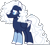 Size: 2300x2057 | Tagged: safe, artist:kurosawakuro, oc, oc only, pegasus, pony, base used, high res, male, offspring, parent:double diamond, parent:night glider, parents:nightdiamond, simple background, solo, stallion, transparent background, two toned wings, wings