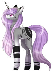 Size: 1975x2689 | Tagged: safe, artist:inspiredpixels, oc, oc only, pony, unicorn, chest fluff, coat markings, simple background, solo, standing, transparent background
