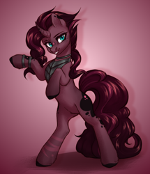 Size: 1374x1600 | Tagged: safe, artist:nika-rain, oc, oc only, oc:velvet delight, pony, unicorn, bipedal, commission, commissions open, female, looking at you, simple background, sketch, solo