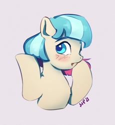 Size: 973x1059 | Tagged: safe, artist:drafthoof, coco pommel, earth pony, pony, g4, bust, solo