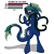 Size: 1200x1200 | Tagged: safe, artist:novaspark, oc, oc only, oc:fury spark, oc:nova spark, monster pony, original species, tatzlpony, series:tatzl tussle, bipedal, fangs, female, health bars, life bar, link in description, simple background, solo, tentacles, transparent background