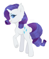 Size: 1916x2310 | Tagged: safe, artist:sannoe, rarity, pony, g4, simple background, solo, white background