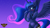 Size: 3840x2160 | Tagged: safe, artist:tsaritsaluna, princess luna, alicorn, semi-anthro, g4, luna eclipsed, arm hooves, blushing, both cutie marks, crown, embarrassed, eyeshadow, female, high res, hind legs, jewelry, makeup, mare, regalia, scene interpretation, solo, spread wings, wide hips, wings