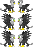 Size: 1920x2693 | Tagged: safe, artist:alexdti, oc, oc only, oc:galloway, griffon, male, simple background, solo, transparent background