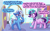 Size: 4786x2944 | Tagged: safe, artist:graphenescloset, starlight glimmer, trixie, pony, unicorn, series:starlight and trixie magic gain drive, g4, dialogue, duo, duo female, female, glowing horn, horn, incentive drive, magic, magic aura, open mouth, stomach noise, this will end in weight gain, weight gain sequence