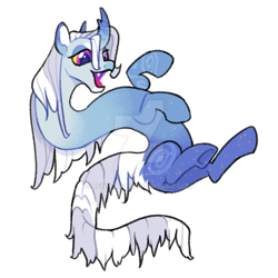 Size: 1920x1920 | Tagged: safe, artist:renhorse, oc, oc only, draconequus, deviantart watermark, female, obtrusive watermark, simple background, solo, transparent background, watermark