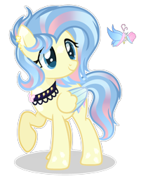 Size: 1748x2002 | Tagged: safe, artist:starshine-sentryyt, oc, oc only, pegasus, pony, choker, female, mare, simple background, solo, transparent background, two toned wings, wings