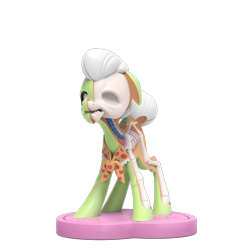 Size: 1000x1000 | Tagged: safe, part of a set, granny smith, earth pony, pony, freeny's hidden dissectibles, g4, 3d render, bone, dissectibles, female, merchandise, organs, simple background, skeleton, solo, transparent background