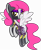 Size: 5244x6352 | Tagged: safe, artist:severity-gray, oc, oc only, oc:storm cloud, pegasus, pony, bedroom eyes, clothes, costume, eyeshadow, flying, grin, hooves together, latex, latex suit, looking at you, makeup, rubber, rubber suit, shadowbolts costume, shiny, smiling, solo, spread wings, wings