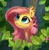 Size: 3473x3551 | Tagged: safe, artist:enderselyatdark, fluttershy, pegasus, pony, g4, cute, daaaaaaaaaaaw, female, forest, high res, leaves, mare, shyabetes, solo, stare