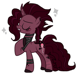 Size: 986x944 | Tagged: safe, artist:gogo-gadget, oc, oc only, oc:velvet delight, pony, unicorn, female, mare, simple background, solo, transparent background