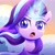 Size: 3000x3000 | Tagged: safe, artist:ce2438, starlight glimmer, pony, unicorn, g4, female, glowing horn, high res, horn, looking at you, mare, open mouth, solo, windswept mane
