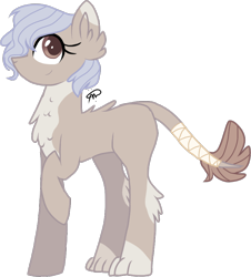 Size: 832x921 | Tagged: safe, artist:gallantserver, oc, oc only, oc:mary melody, hybrid, pony, female, interspecies offspring, offspring, parent:capper dapperpaws, parent:rarity, parents:capperity, simple background, solo, transparent background