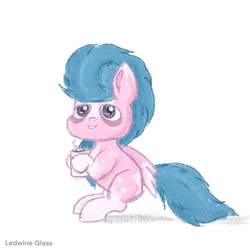 Size: 2048x2048 | Tagged: safe, artist:ledwine glass, oc, oc only, oc:electric television, pegasus, pony, bags under eyes, coffee, coffee mug, eye bag, happy, help me, high res, looking at you, mug, sitting, sketch, smiling, smiling at you, smoke, solo, spots, tired, wings
